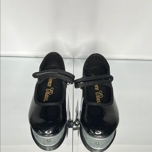 Dance Class Black Kids Tap Shoes